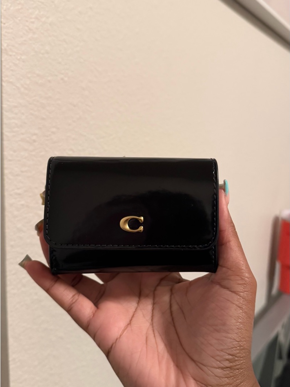 Essential Flap Card Case With Charms